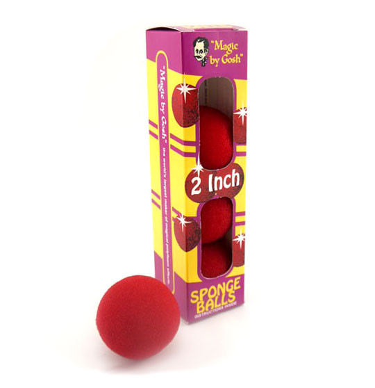 Zauberbälle Sponge Balls regular 5 cm - rot