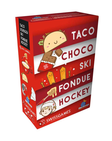 Taco Schoggi Ski Fondue Hockey - Kartenspiel