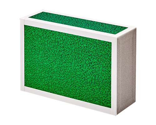 Cigarbox Glitter - grün - mit weissem Gewebeband