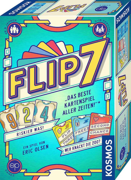 Flip 7 - Kartenspiel - nominiert zum Spiel des Jahres 2025