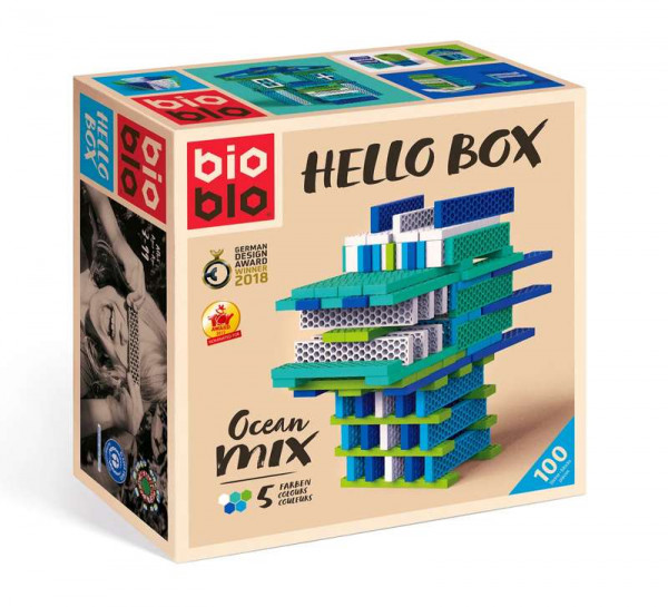 Bioblo - Hello Box Ocean, 100 Bausteine