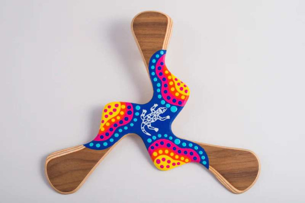 Kadina - Handgemachter Holz Bumerang R