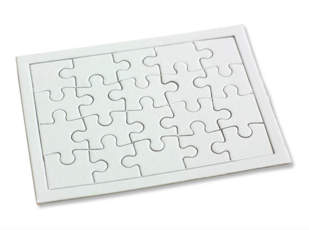 Petit puzzle blanc - Weisses Puzzle zum selber bemalen