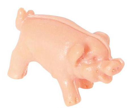13 Glücks Schweinchen im Stoffbeutel - Würfelspiel