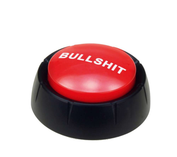 Bullshit Button Buzzer