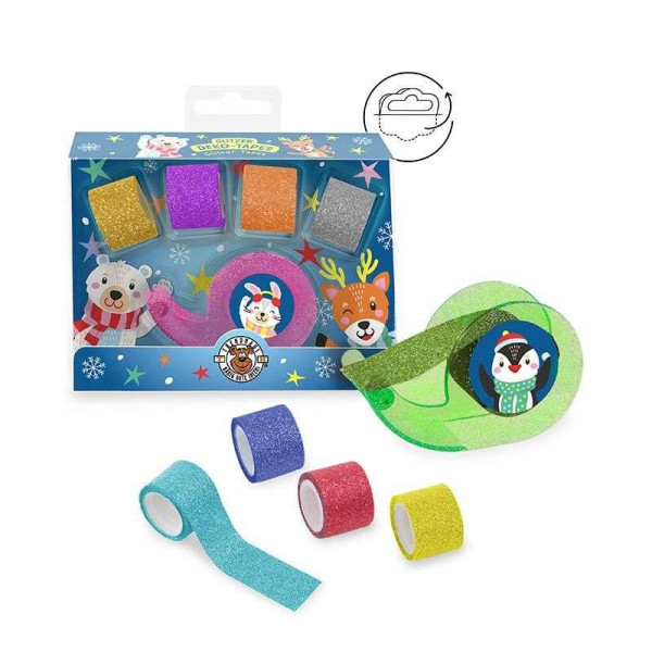 Glitzer-Tapes inkl. Abroller - Adventskalender Geschenk