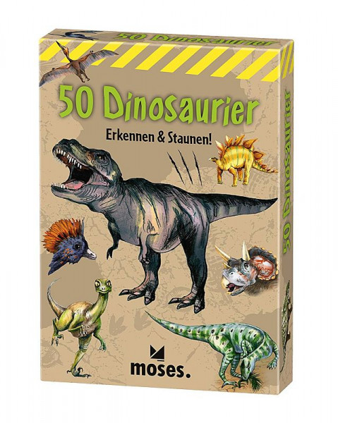 50 Dinosaurier - Wissenskarten