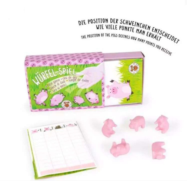 Schweinchen Würfelspiel - Schweine Würfeln