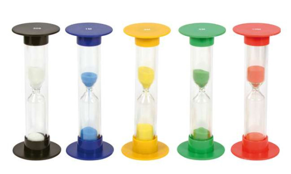 Sanduhrenset gross - Set mit 5 Stück