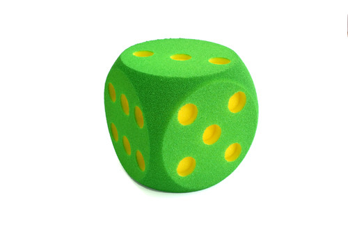 Schaumstoff Würfel 16cm - grün
