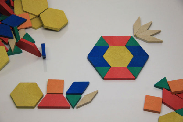 Legeplättchen / Pattern Blocks, 250 Teile