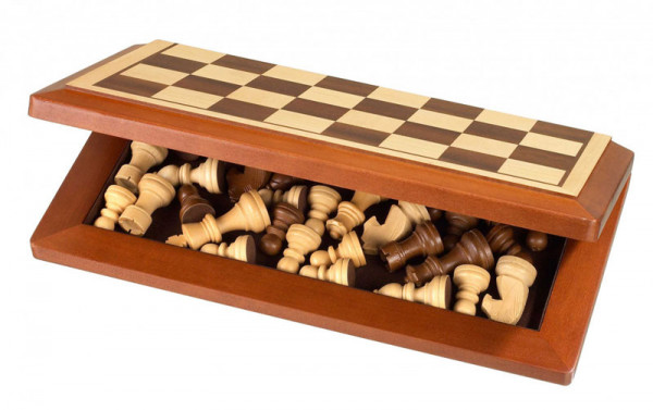 Schachbrett Belgrad klappbar - Feldgrösse 4cm