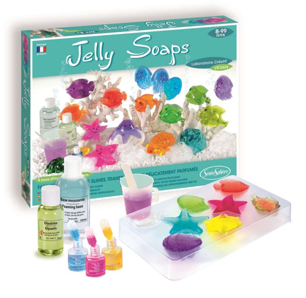 Jelly Seife selber machen - Seife-Experimentierkasten