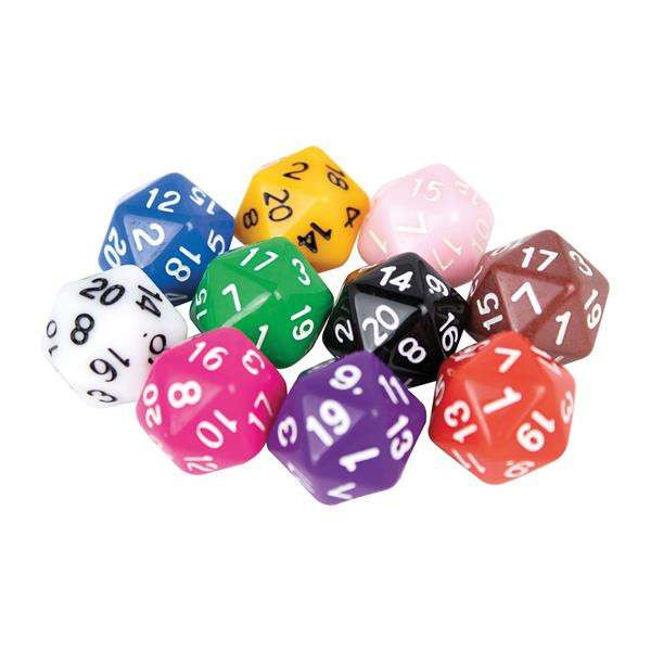 Würfel Opaque 20 Flächen