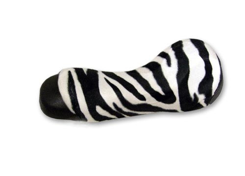 Einradsattel im Zebra-Look