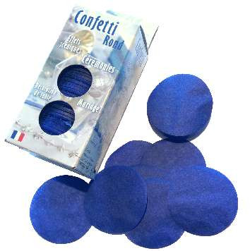 Konfetti - Blau - Rund - für He or She Ballone