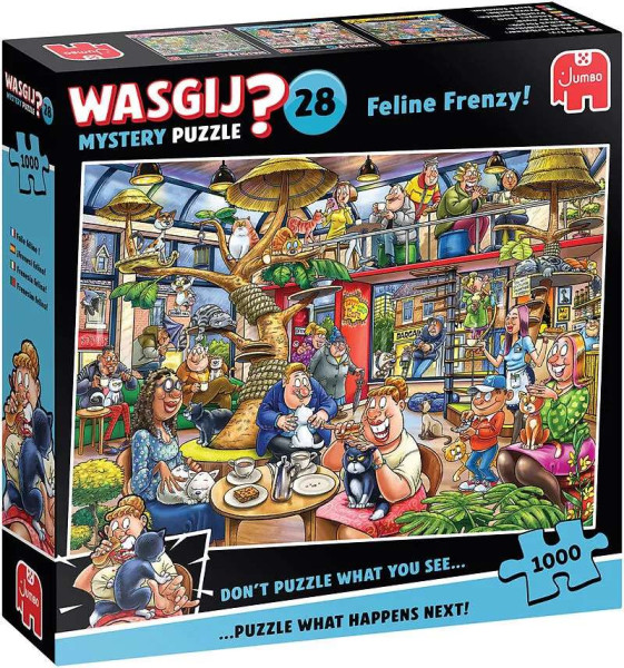 Wasgij Puzzle - Mystery - Katzen-Chaos - 1000 Teile