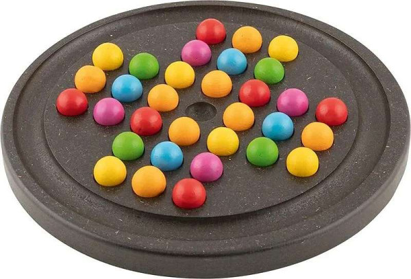 Solitaire mit farbigen Kugeln - 20 cm