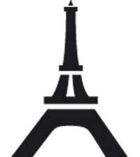 Ministempel Wahrzeichen Eifelturm