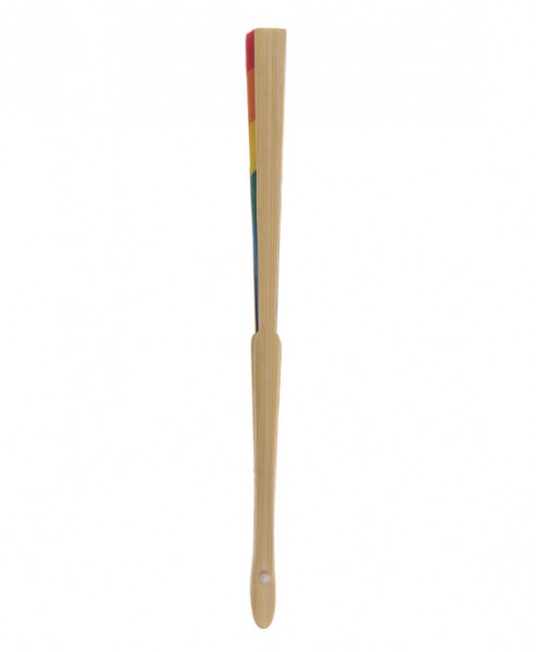 Bambus-Fcher Regenbogen-Farben, ca. 21cm | Jugglux - Jonglierartikel -  Spiele - Geschenkideen