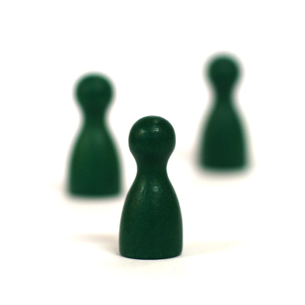 Spielfiguren Holz - Halmakegel - grün - 24mm