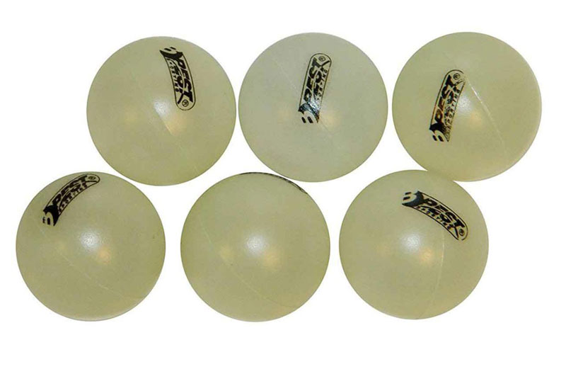 10Sk Tischtennis Bälle Weiß/Gelb Ping Pong Ball Tischtennisball Tischtennisbälle 
