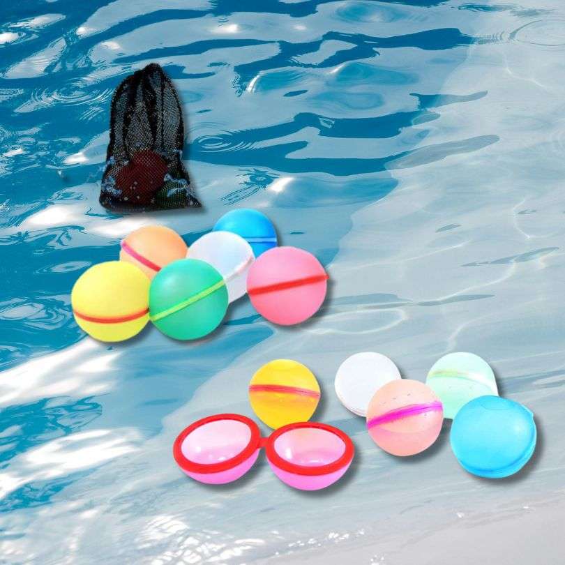 Platz 2 - Wiederverwendbare Wasserballone im 6er Set