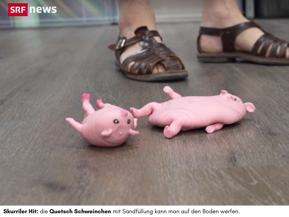 Fidget Schweine am Boden
