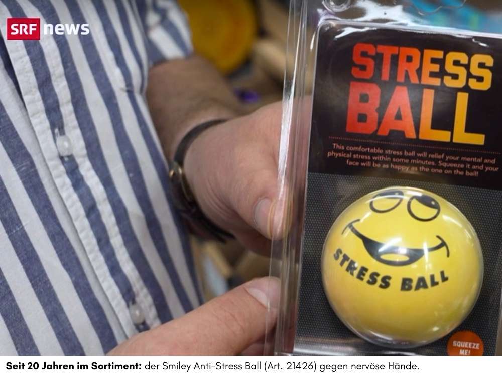 Stressball wird vorgestellt