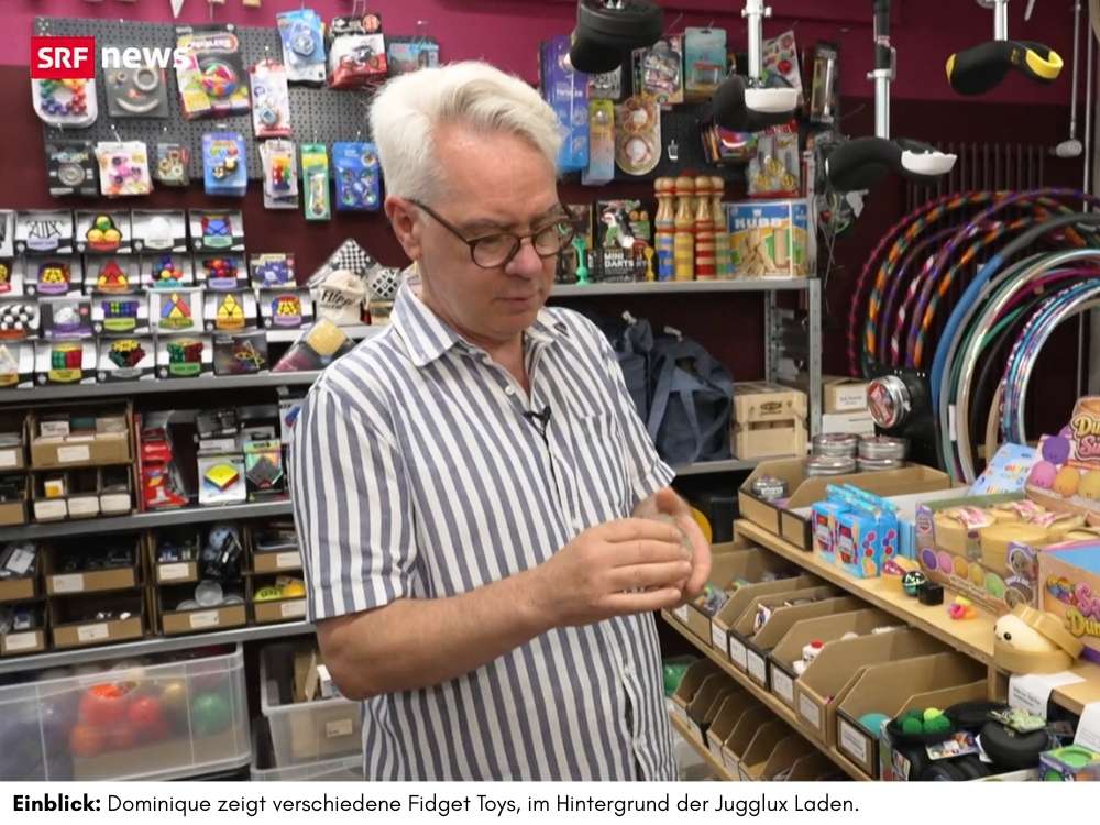 Dominique stellt Fidgettoy vor