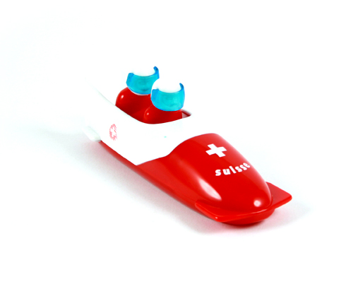 Mini-Bob, Spielzeug-Bob aus Kunststoff - Zweier 5 32240
