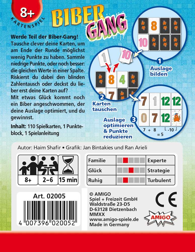 Biber-Gang - Kartenspiel Bild 2 48761