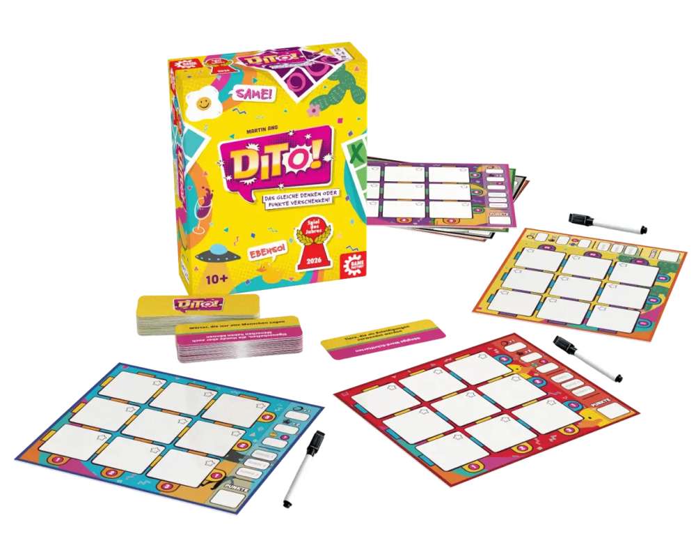 Dito - ebenso - kommunikatives Partyspiel - Spiel des Jahres 2026 Bild 2 51280