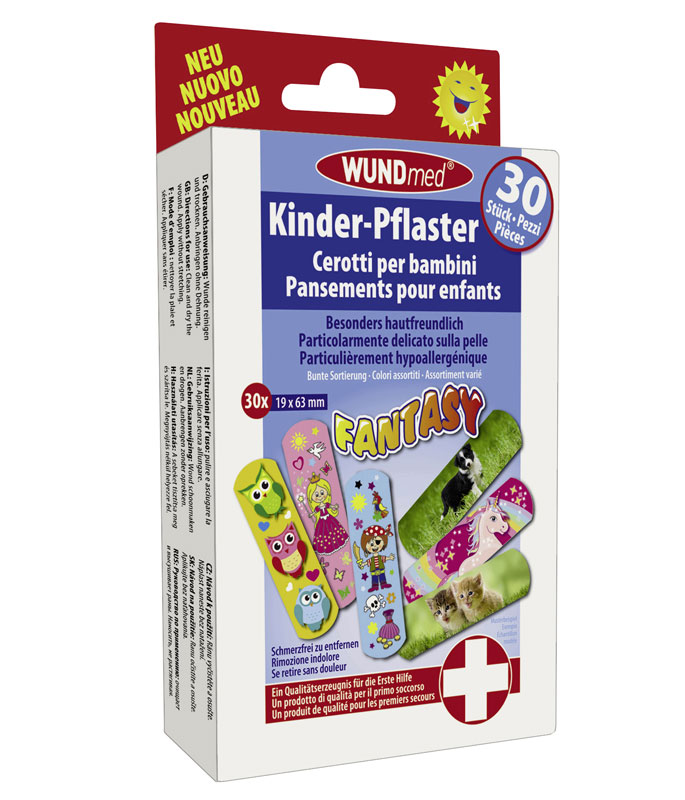 [43057] Kinderpflaster mit Motiv Fantasy Set mit 30 Pflaster