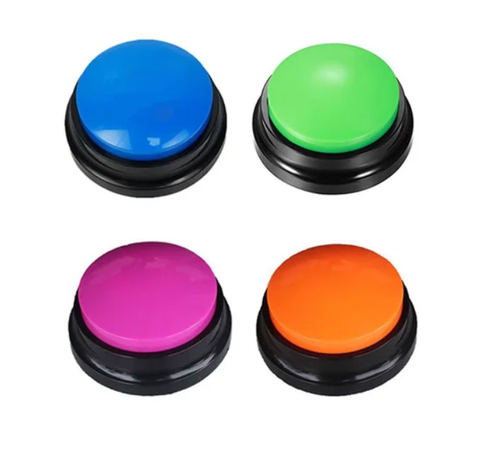 [49306] Sound Button - bespielbare Buzzer - Set mit 4
