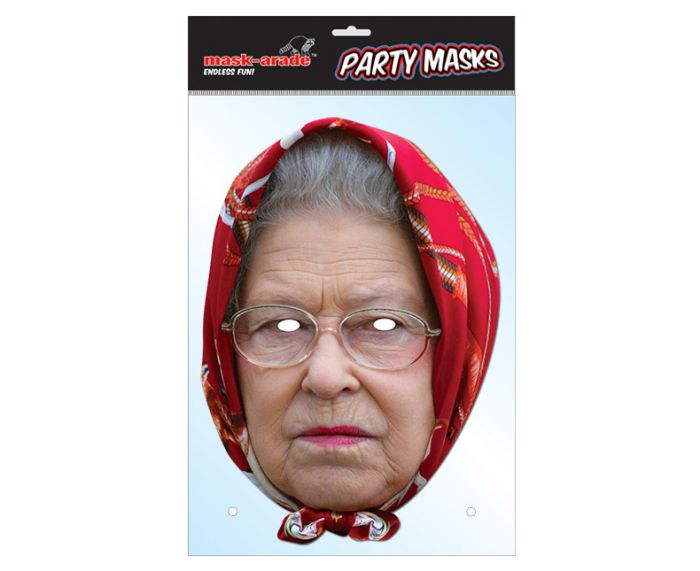 [37399] The Queen mit Kopftuch Maske