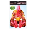 Huhn Maske aus Karton