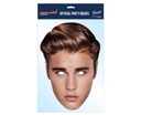 Justin Bieber Maske aus Karton
