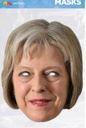 Theresa May Foto-Karton Maske