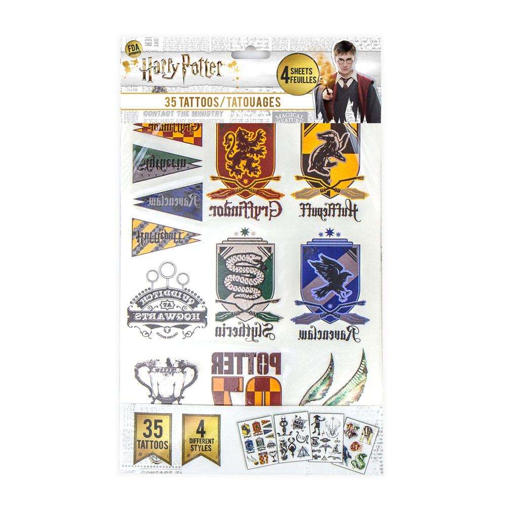 [49163] Temporäre Tattoos - Harry Potter - Set mit 35 Tattoos