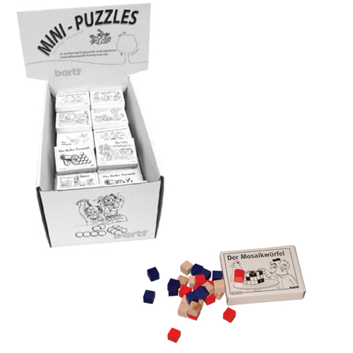 Mini Holz Geduldspiele - zufällige Auswahl