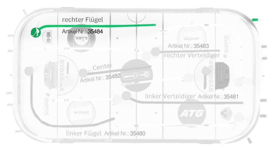 [35484] Zubehör Stiga Ersatzteil - Lenkung rechter Flügel
