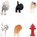 Dog Butt Magnets, Hundemagnete, 6er Set