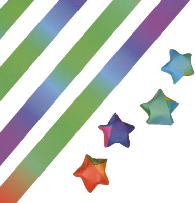 [37318] Glückssternchen Papierstreifen - Regenbogen