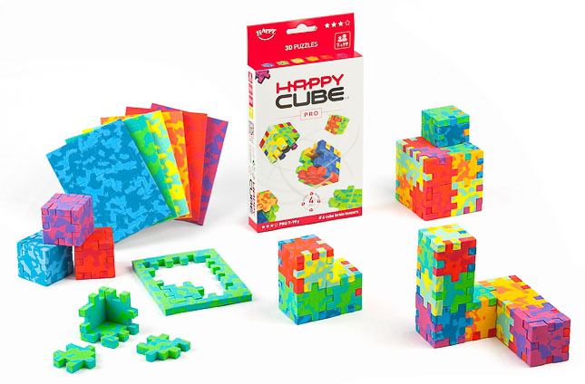 [40237] Moosgummiwürfel Happy Cube Pro - 6er Pack