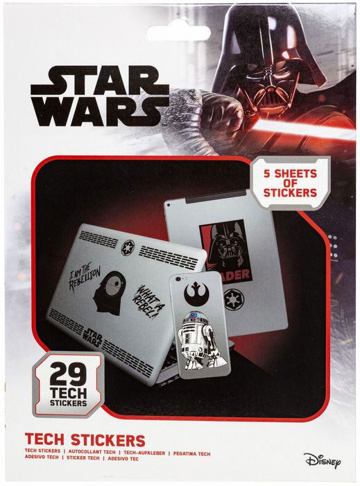 Star Wars Tech Sticker - Set mit 29 Stk