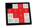 Zahlenschiebe-Puzzle XXL mit Zahlen 1-15