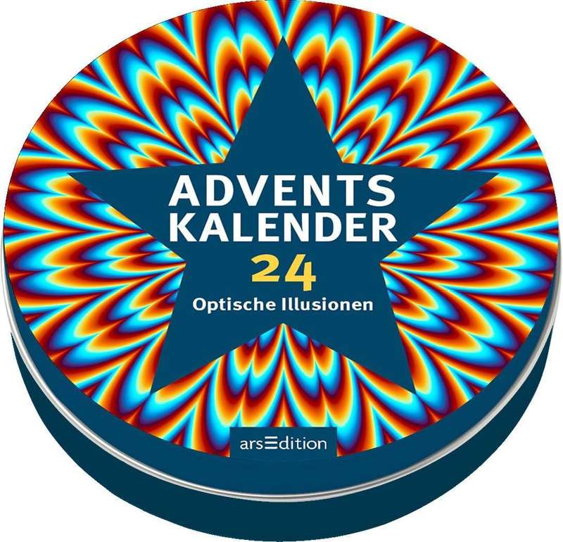 Adventskalender in der Dose, 24 optische Illusionen