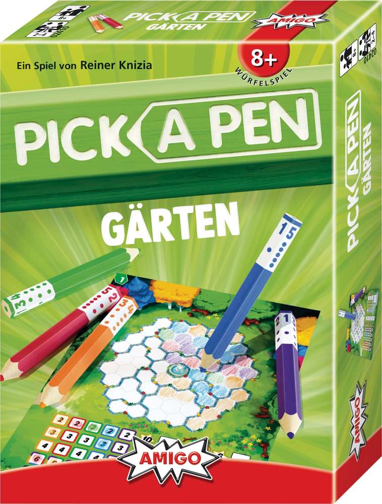 Pick a Pen Würfelspiel - Gärten