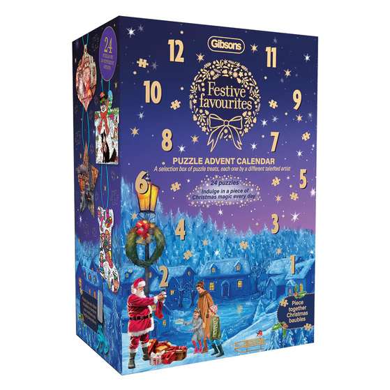 Puzzle Adventskalender - Festive Favourites - 24 Puzzles